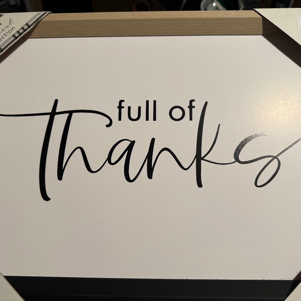 Thanksgiving sign